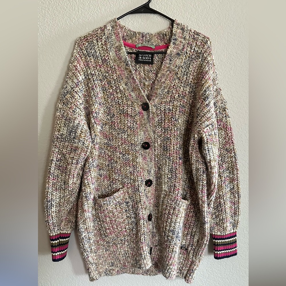 Scotch & Soda Multicolor Knit Cardigan